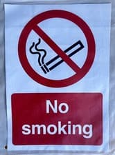 Image of Safety Sign No Smoking A5 Self-Adhesive ML02051S New & Sealed