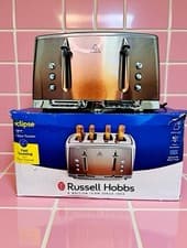 Image of Russell Hobbs Eclipse Copper Sunset 4 Slice Toaster