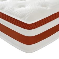 Image of 🔥28CM POCKET SPRUNG MATTRESS ORTHOPEDIC MEMORY FOAM MATTRESS