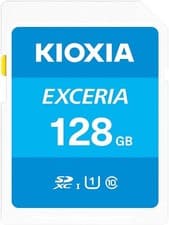 Image of Kioxia 128GB Exceria U1 100 MBs Class 10 SD card