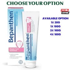 Image of Bepanthen Nappy Ointment Care Cream Baby Rash Relief Provitamin B5 Gentle New UK