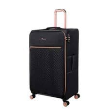 Image of IT Luggage Lux Lite Bewitching Black Large 81cm Suitcase 8 Wheel £75 Tsa Lock