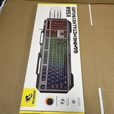 Image of USB Wired Mechanical Gaming Keyboard with RGB Illumination for PC Gamer
