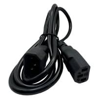 Image of Lot 1.5m Power Extension Cable IEC Kettle Male to Female UPS Lead C14/C13 10amps