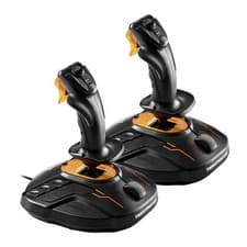 Image of Thrustmaster T.16000M FCS Space Sim Duo, Fully Ambidextrous Joysticks Set, 16 Ac