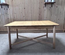 Image of Gallery Direct Solid Oak Dining Table, Extending (Table Only) RRP £1199
