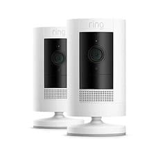 Image of Ring Outdoor HD 1080p Video Camera Battery (Stick Up Cam) ✅ Pack of 2 ✅ White