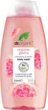 Image of Dr Organic Guava Body Wash, Shower Gel, Mens, Womens, Natural, Vegan, Cruelty-Fr