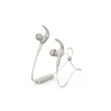 Image of Hama Bluetooth Wireless Connect headphones Pale Grey White ,in-ear, ear-hook UK