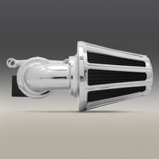 Image of Chrome cone stage 1 Air Cleaner Filter For Harley Softail 18-22 Touring 17-22