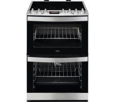 Image of AEG CCS6741ACM - 60cm Electric Ceramic Cooker - Stainless Steel