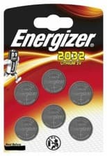Image of 6 x 2032 CR2032 3VEnergizer Lithium Coin Cell Battery , DL2032, BR2032, SB-T15