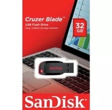 Image of SanDisk Cruzer Blade USB 32GB 2.0 Flash Drive Memory Stick BRAND NEW