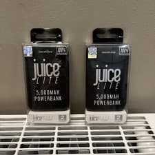 Image of 2x Juice Power Banks. Juice lite 5000mah Brand New