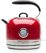 Image of Haden Jersey Red Kettle - 1.5L Temperature Gauge & Indicator Light - Electric 30