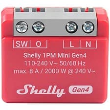 Image of Shelly SHELLY_1PM_MINI GEN4 Wireless switch Smart Home White