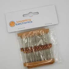 Image of 100 CR25 x 0.25W 5% Carbon Film Resistor 1Ω -470k Range
