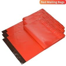 Image of Coloured Mailing Bags Strong Polythene Postage Parcel Postal Seal Mixed All Size
