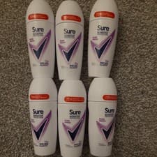 Image of 6x Sure Women Motion Sense AP Deodorant Rollon 72H Nonstop, Pure Fresh - 50ml