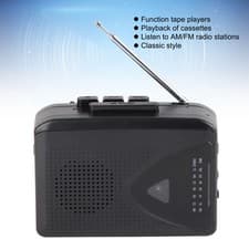 Image of Compact Portable Cassette Player Lossless Sound AM FM Radio Stereo For All Ages