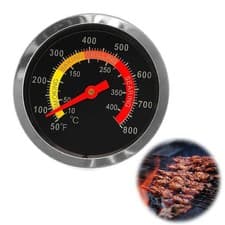Image of Hot Grill Thermometer Barbecue BBQ Smoker Temperature Gauge Tool 52mm