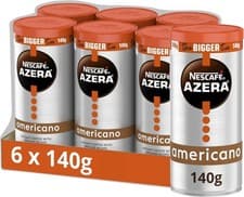 Image of NESCAFÉ Azera Americano Instant Coffee 140g (Pack of 6), Package May Vary