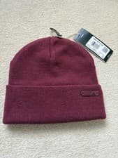 Image of Adidas Women’s Burgundy Tonal Met Beanie, One Size, New With Tags