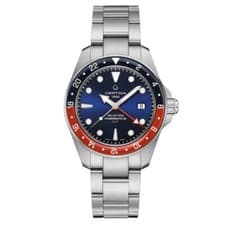 Image of New Certina DS Action GMT Powermatic 80 41mm Blue-Red Men's Watch C0329291104100