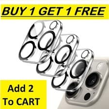 Image of Tempered Glass CAMERA LENS Cover Protector for iPhone 17 16 Pro Max 15 14 13 12