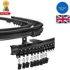 Image of Heavy-Duty Bendable Curtain Track 3M - Easy Installation for Custom Settings