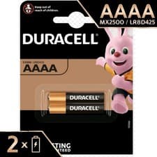 Image of 2 AAAA DURACELL ULTRA Batteries MN2500 1.5V E96