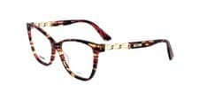 Image of Moschino MOS588 Brown red havana 53/15/140 WOMAN Eyewear Frame