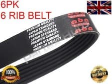 Image of 6PK1823 Multi Rib Auxiliary Drive V-Ribbed Belt For Renault Duster (2012-On)   