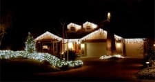 Image of 240 LED Snowing Icicle Cool White/Warm White LED 8 Function Indoor/Outdoor
