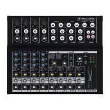 Image of Mackie Mix12FX 12 Channel Compact Mixer with FX Professional Studio Live