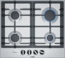 Image of Bosch PCP6A5B90 60cm Built In Gas Hob - 4 Burner Stainless Steel NEW