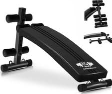 Image of Sit Up Bench adjustable Core ABS Workout Multipurpose Thigh Support for Home Gym
