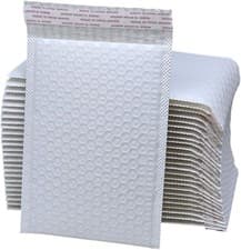 Image of 100pcs Waterproof Strong Bubble Padded Mailing Bag Postal Self Seal Jiffy Bags