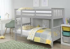 Image of PREMIUM WOODEN BUNK - WEMBDON - PINE BUNK IN 3 COLOURS WITH MATTRESS OPTION