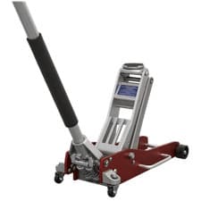 Image of Sealey Premier Low Profile Aluminium Trolley Jack with Rocket Lift 2.5 Tonne