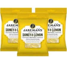 Image of Jakemans Honey & Lemon 160g, Pack 3
