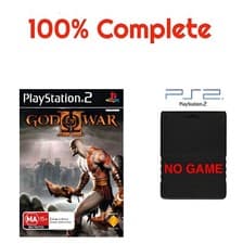 Image of God of War 2 PlayStation 2 PS2 Game Save 100% Complete Memory Card GOW2