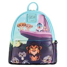 Image of Official Loungefly Bag Disney The Lion King Mini Backpack Pride Rock - Leather