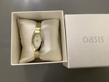 Image of New boxed ladies Oasis gold tone watch