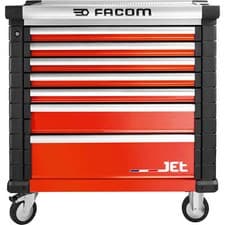 Image of Facom JETM4 7 Drawer Tool Roller Cabinet Red