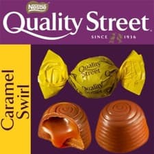 Image of Nestle QUALITY STREET Caramel Swirl Chocolate Choose Quantity Pick Mix Xmas Gift