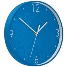 Image of Leitz Silent Wall Clock Non-Ticking Dual Colour WOW Office Bedroom D�cor