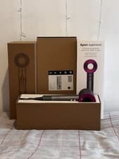 Image of Dyson Supersonic Hair Dryer HD08 Anthracite/Fuchsia with 5 Attachments Brand New