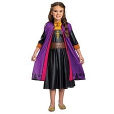 Image of Disney Official Classic Anna Dress Frozen Travelling, Frozen Anna Costume Kids D