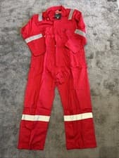 Image of Dickies Boilersuit Lightweight Cotton Coverall Reflective WD2279 Red XXL Regular